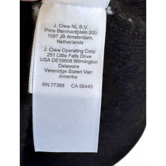 J. Crew Womens Chunky Crewneck Black White‎ Sweater in Supersoft Yarn Size Small - Picture 9 of 10